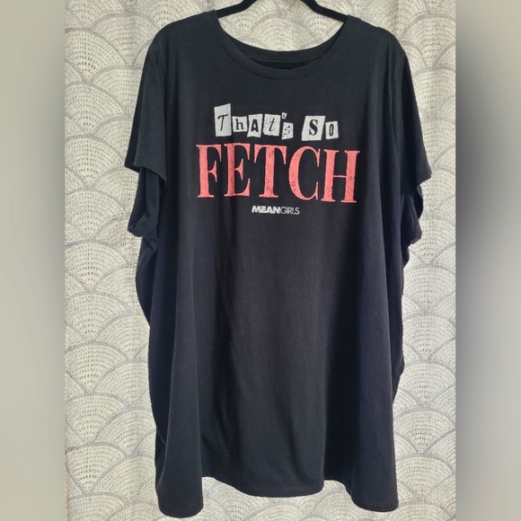 Torrid Mean Girls That's So Fetch Classic Fit Cotton T-shirt Size 5x - Picture 1 of 4